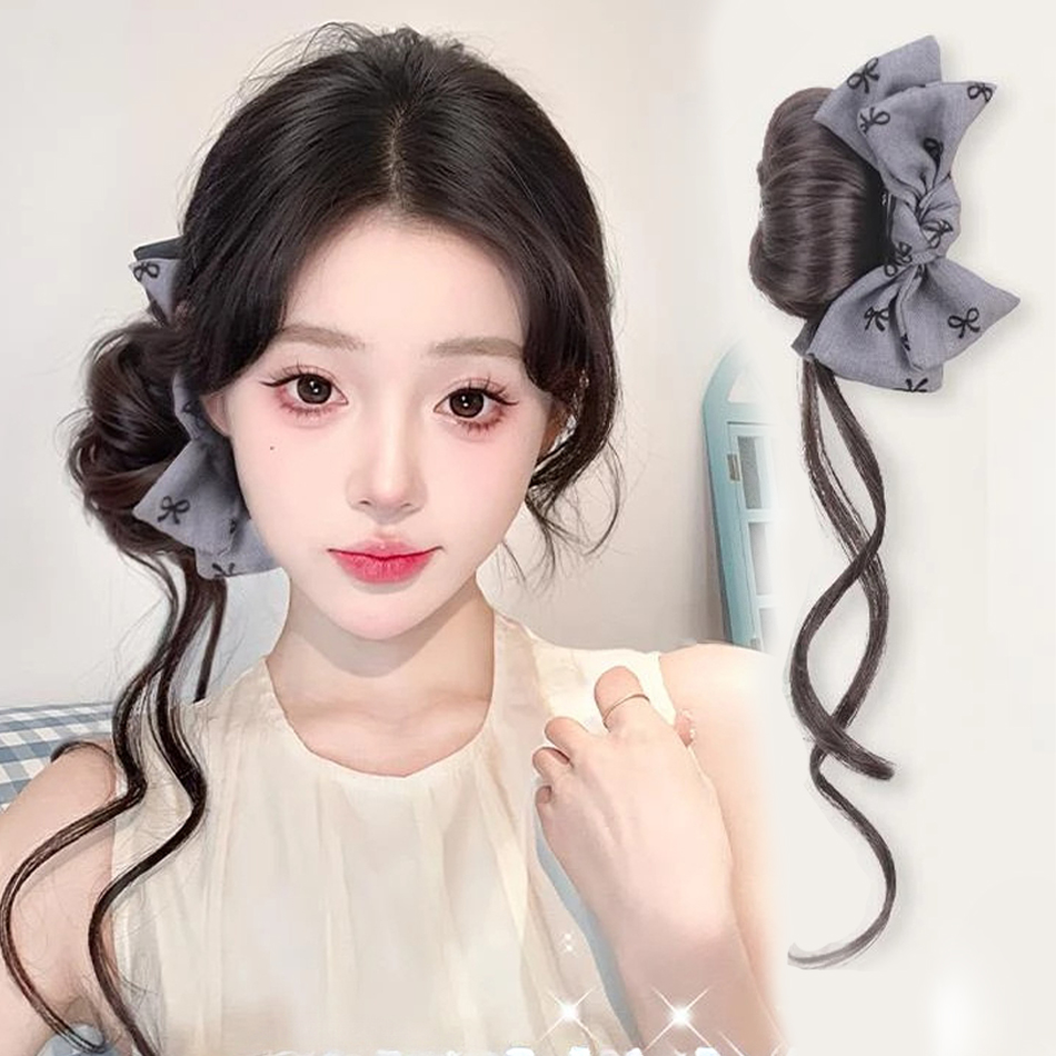 Claw Clip Messy Bun Hair Piece - كعكة الشعر الاصطناعية الشعر التمديد مع