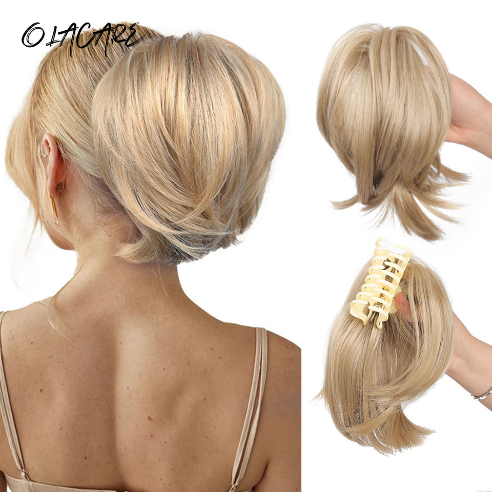 Claw Clip Messy Bun Hair Piece - فوضوي كعكة قطعة شعر مخلب كليب
