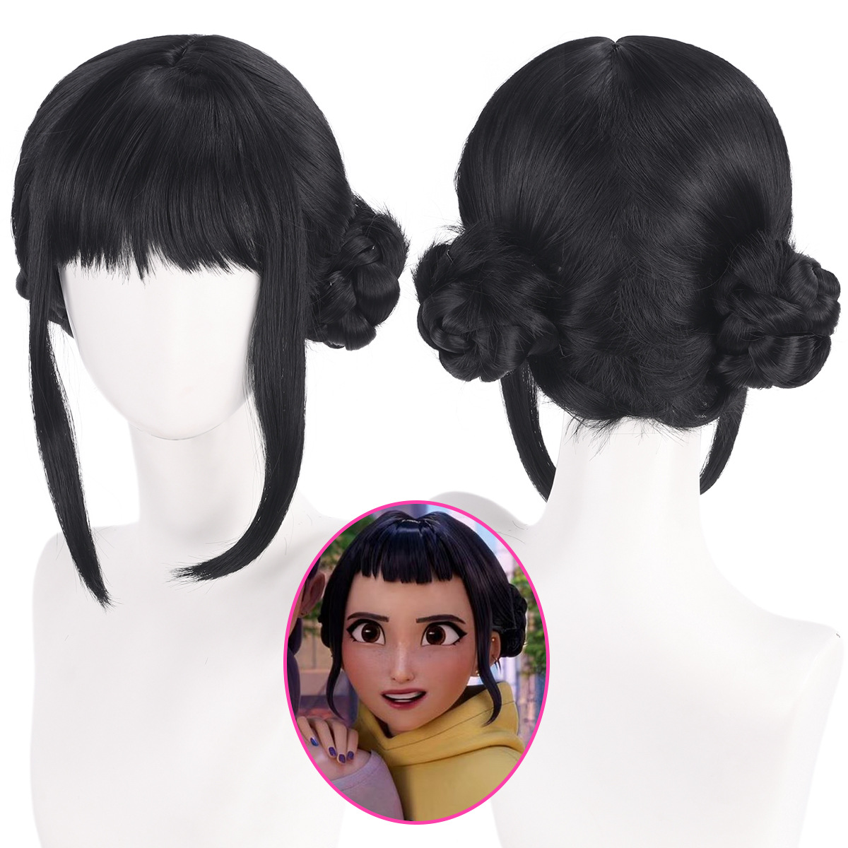Synthetic Braided Wigs For Black Women - زوي شعر مستعار تأثيري 33 سنتيمتر