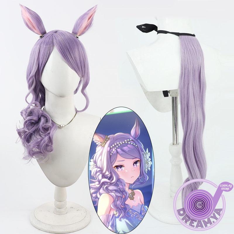 Synthetic Wigs - Mejiro شعر مستعار تأثيري Umamusume جميلة