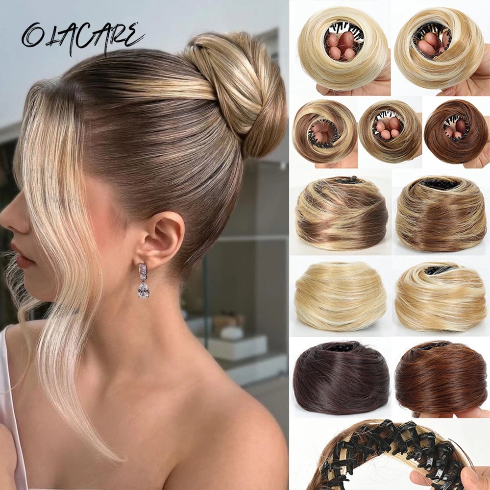 Claw Clip Messy Bun Hair Piece - مشبك شعر صناعي صغير على شكل