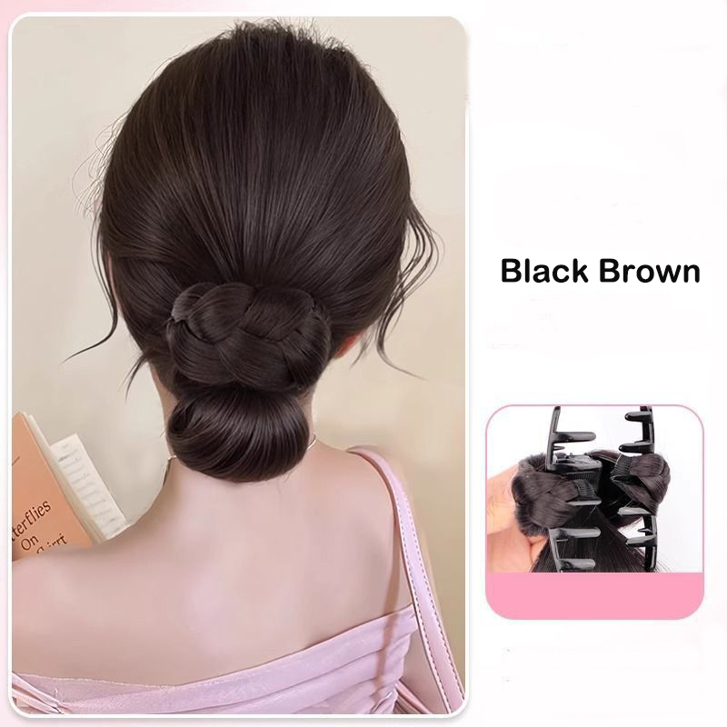 إكسسوارات الشعر الاصطناعية كعك - مراجعة Claw Clip Messy Bun Hair Piece وسعره