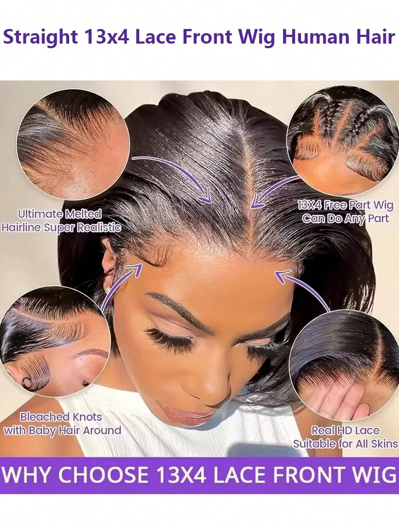 شعر مستعار بوب أمامي من Gowik  - مراجعة Pre Parted 13X4 Lace Front Bob Wig وسعره