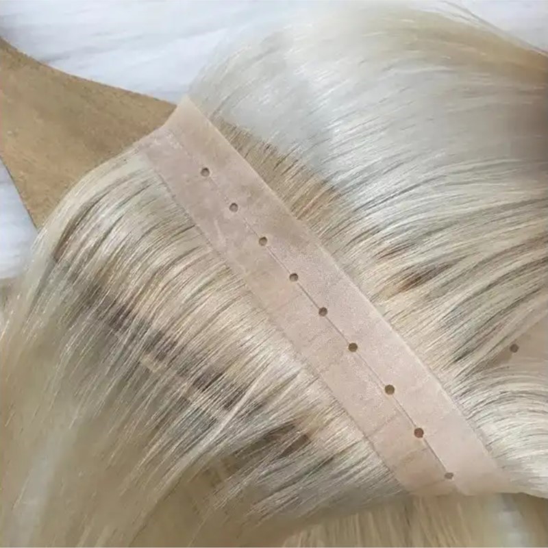 شعر غير مرئي من البولي يوريثان - مراجعة Invisible Tape In Extensions Real Hair وسعره