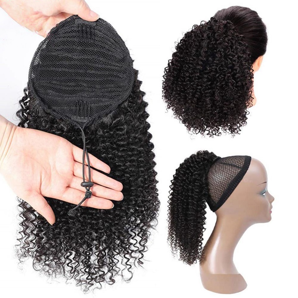 شعر مستعار أفريقي مجعد بطول 24 - مراجعة Seamless Clip In Hair Extensions Human Hair وسعره
