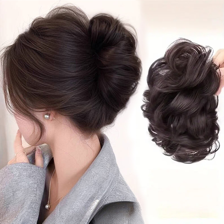 الاصطناعية فوضوي كعكة قطعة شعر - مراجعة Claw Clip Messy Bun Hair Piece وسعره