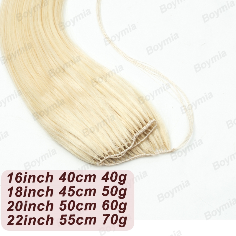 وصلات شعر ريشية طبيعية من الشع - مراجعة Invisible Tape In Extensions Real Hair وسعره