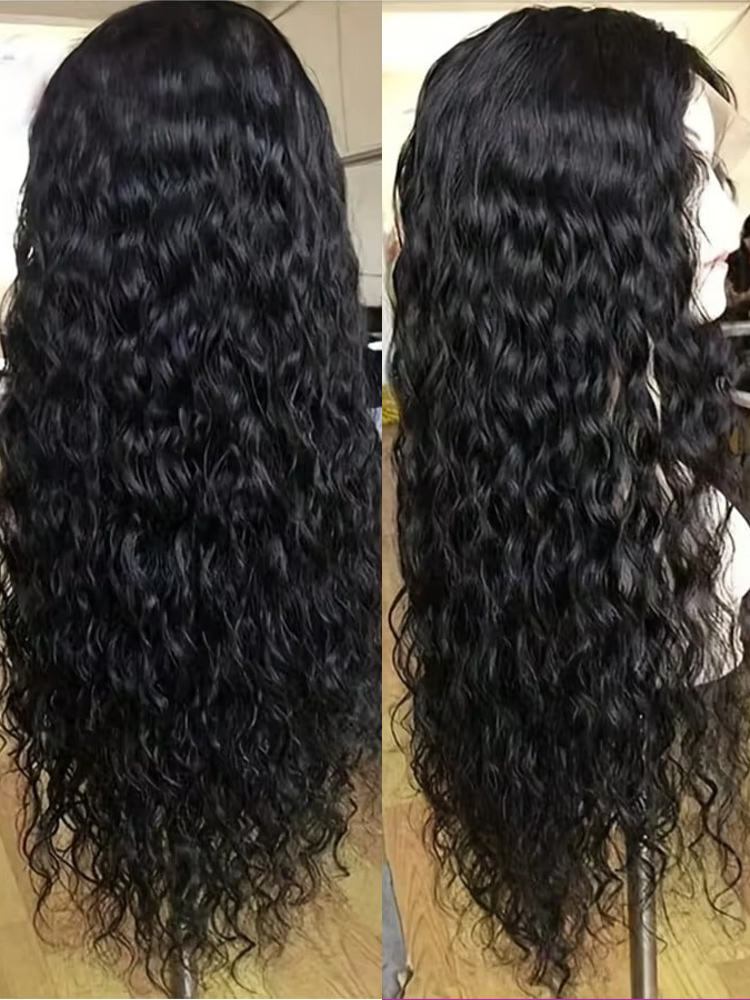 شعر مستعار بشري مموج عميق بكثا - مراجعة Water Wave Bulk Human Hair For Braiding وسعره