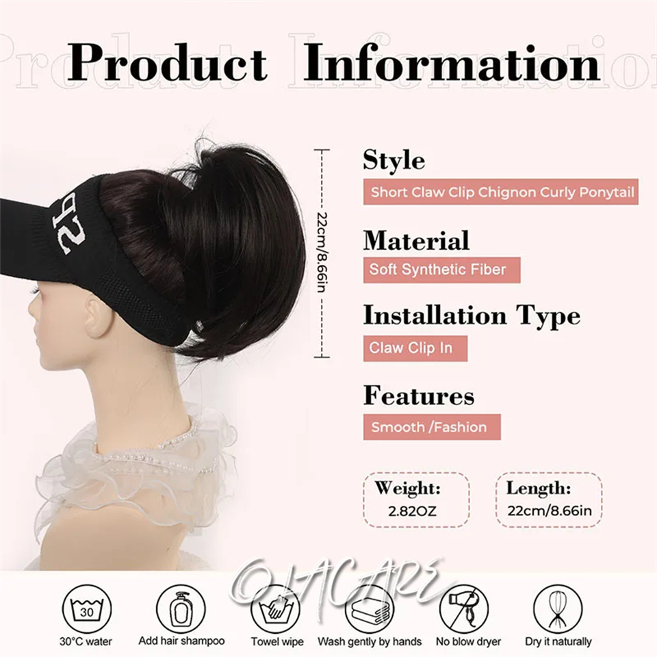 فوضوي كعكة قطعة شعر مخلب كليب  - مراجعة Claw Clip Messy Bun Hair Piece وسعره