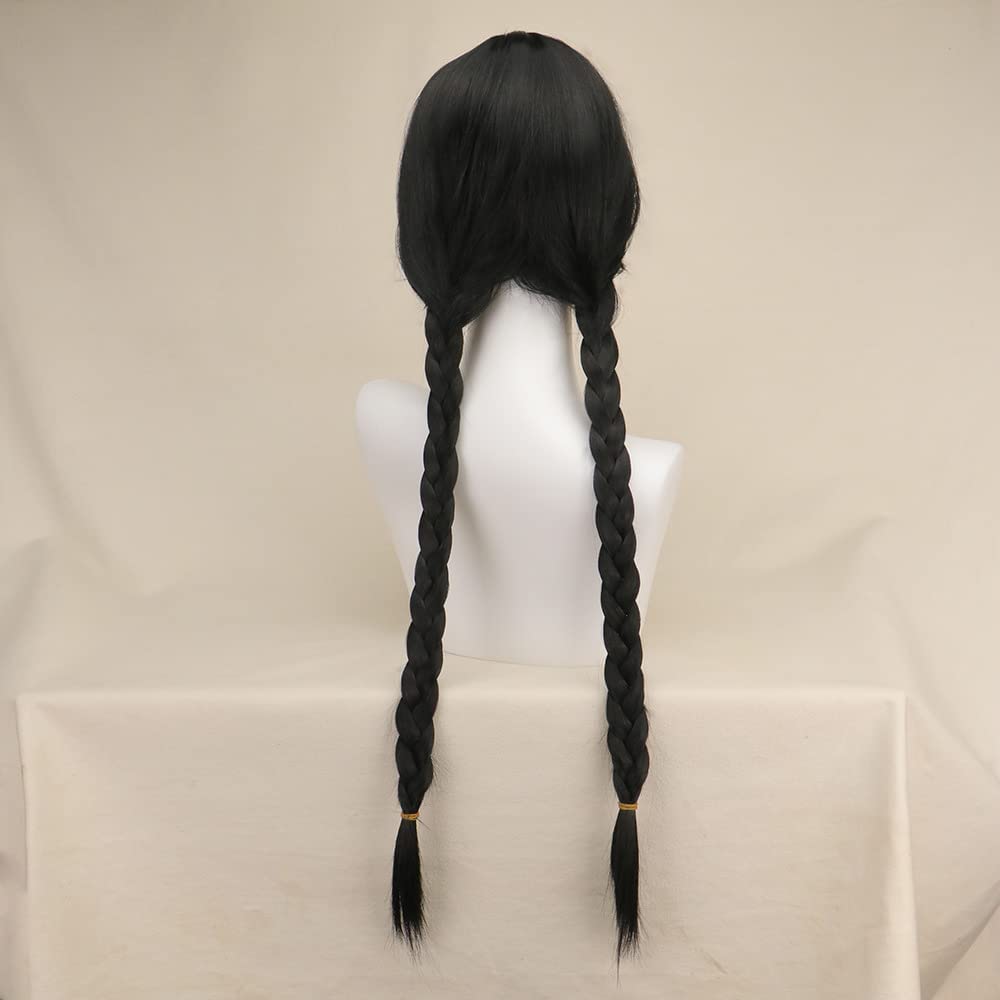 شعر مستعار طويل على الطراز الق - مراجعة Synthetic Braided Wigs For Black Women وسعره