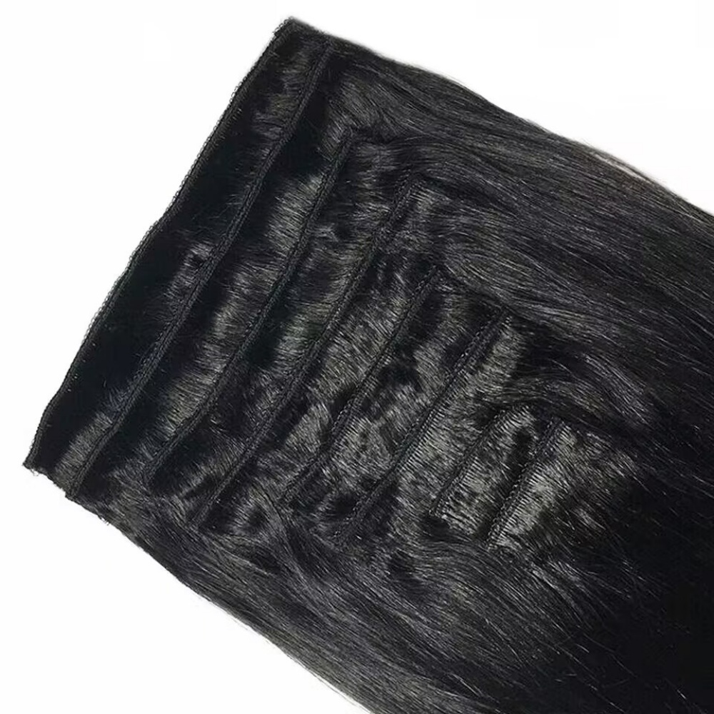وصلات شعر بشري بمشبك طبيعي مست - مراجعة Seamless Clip In Hair Extensions Human Hair وسعره