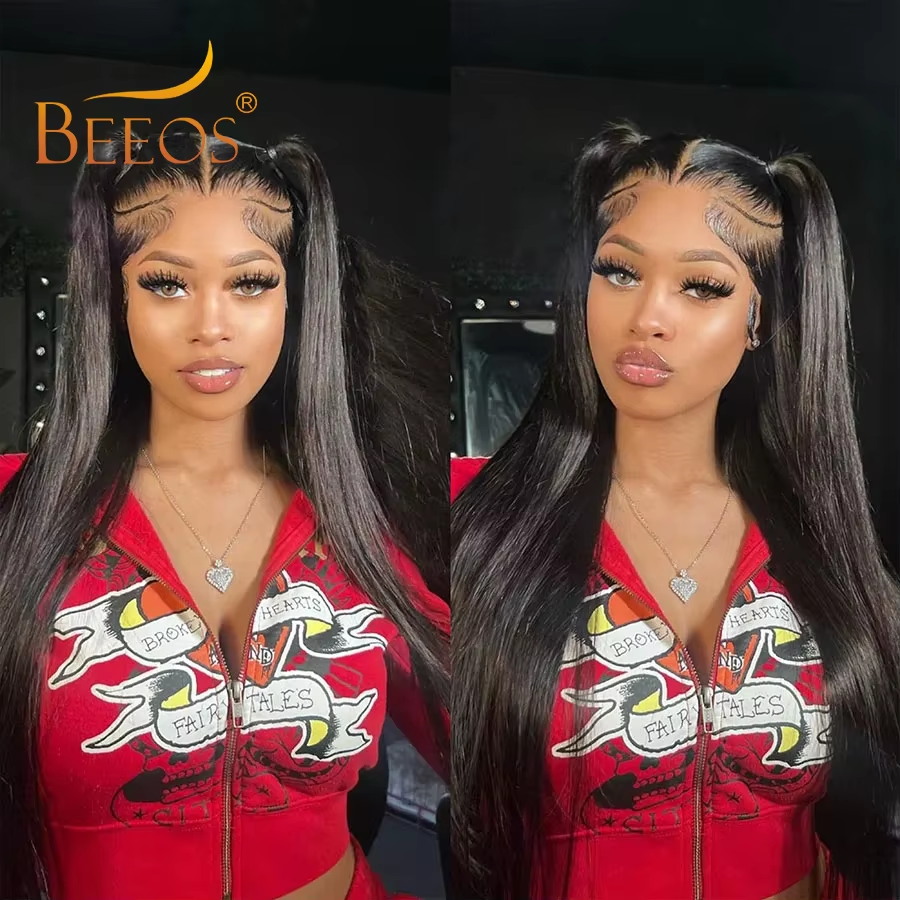 شعر مستعار أمامي كامل من BEEOS - مراجعة Hd Lace Frontal Wig Human Hair Pre Plucked وسعره