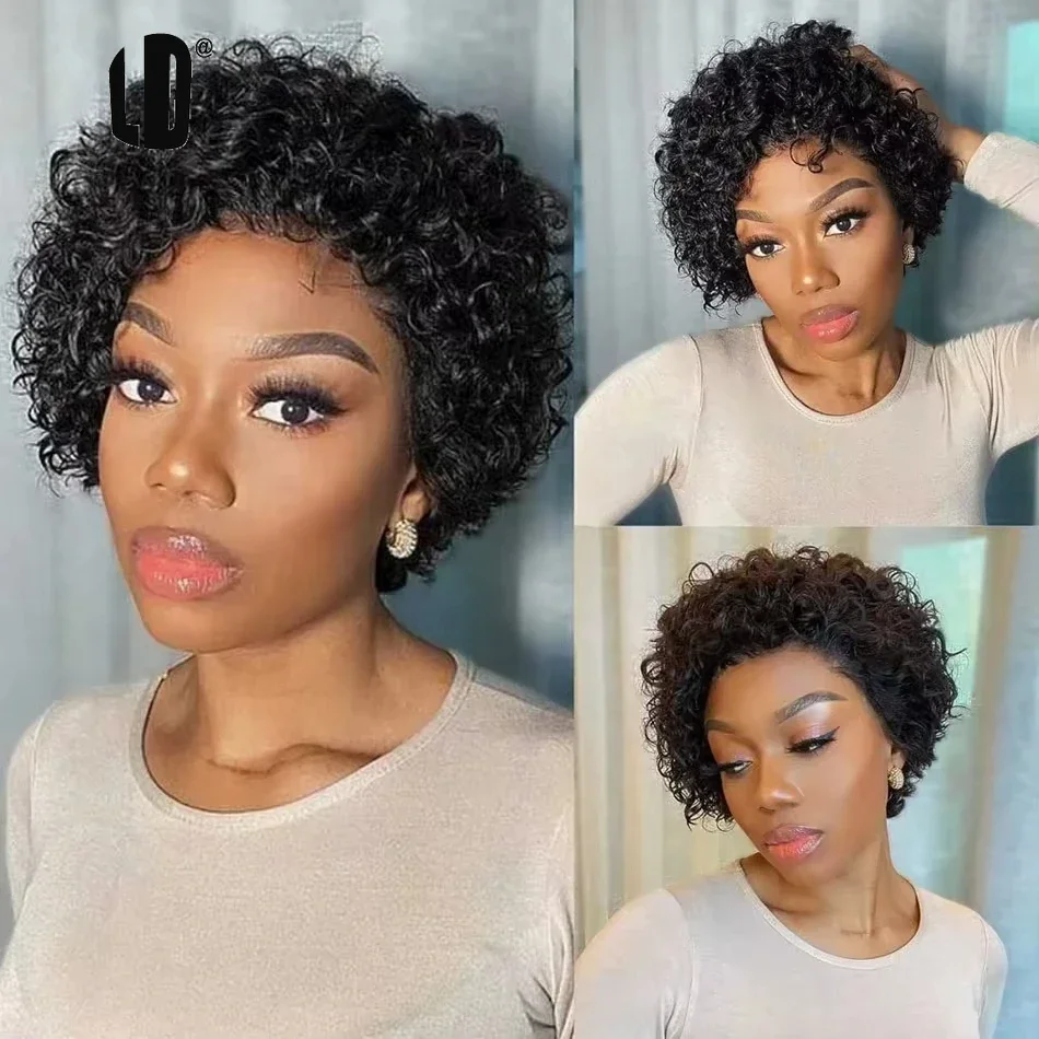 شعر مستعار بيكسي كت بلون 99J،  - مراجعة Short Pixie Cut Wig Human Hair Cheap وسعره