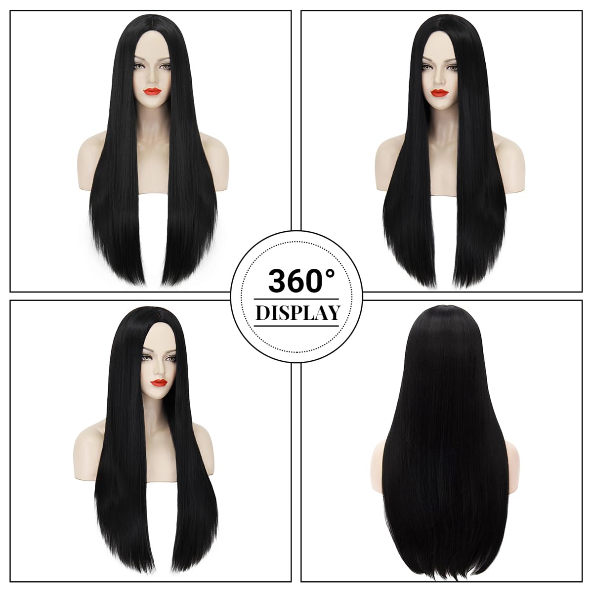 شعر مستعار اصطناعي طويل أسود ل - مراجعة Synthetic Braided Wigs For Black Women وسعره