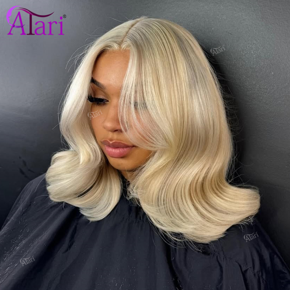 180 الكثافة 13x4 الدانتيل أمام - مراجعة Pre Parted 13X4 Lace Front Bob Wig وسعره