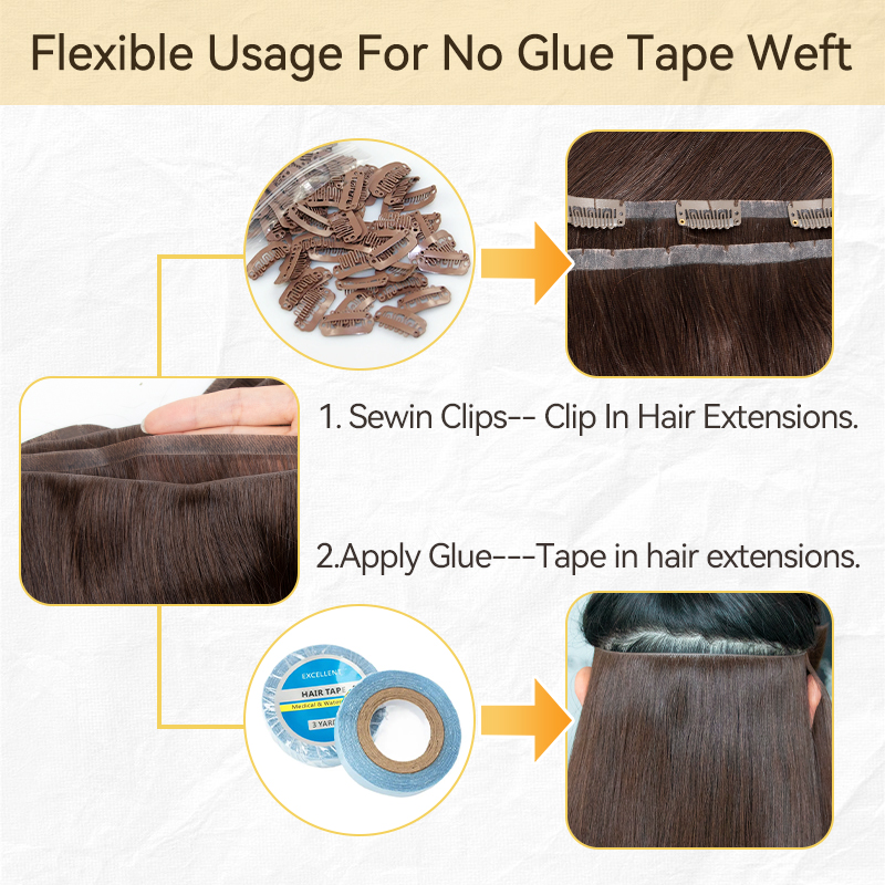 غير مرئية طويلة الشريط بولي لح - مراجعة Invisible Tape In Extensions Real Hair وسعره