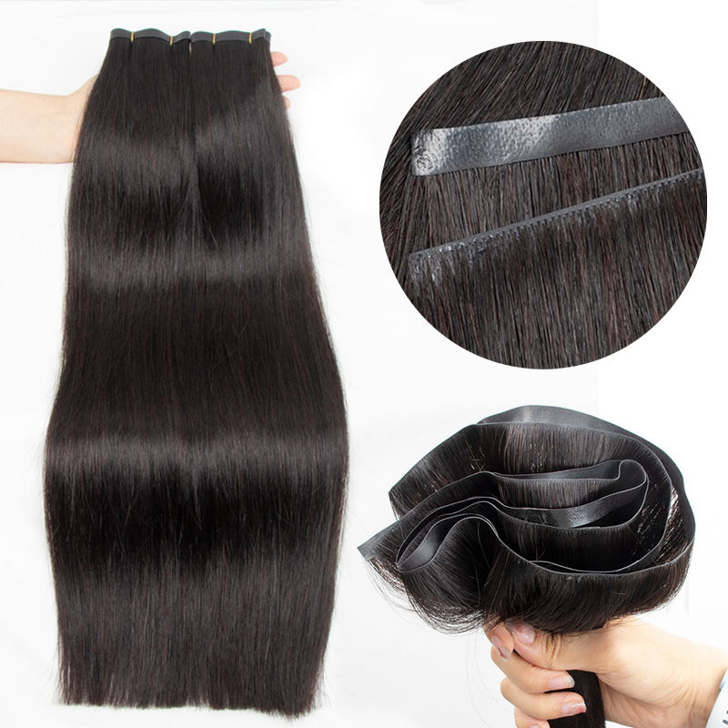غير مرئية طويلة الشريط بولي لح - مراجعة Invisible Tape In Extensions Real Hair وسعره
