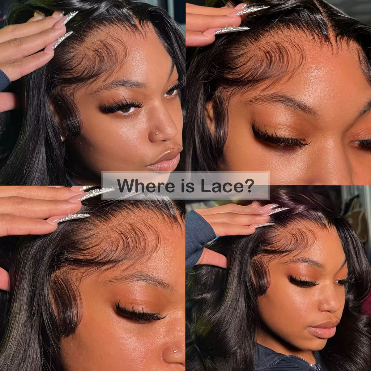 شعر مستعار بوب بني اللون بدون  - مراجعة Pre Parted 13X4 Lace Front Bob Wig وسعره