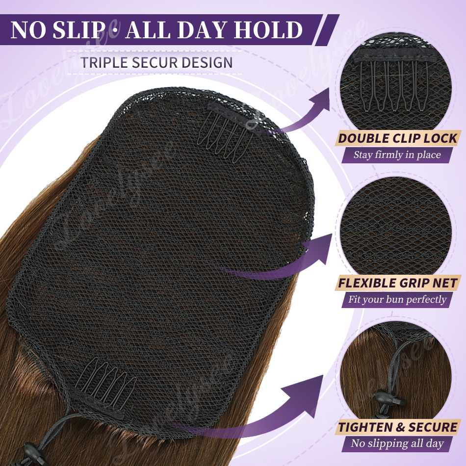 وصلة شعر ذيل حصان قصيرة بطول 1 - مراجعة Seamless Clip In Hair Extensions Human Hair وسعره