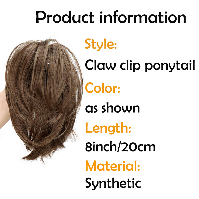 الباروكات الاصطناعية فوضوي كعك - مراجعة Claw Clip Messy Bun Hair Piece وسعره