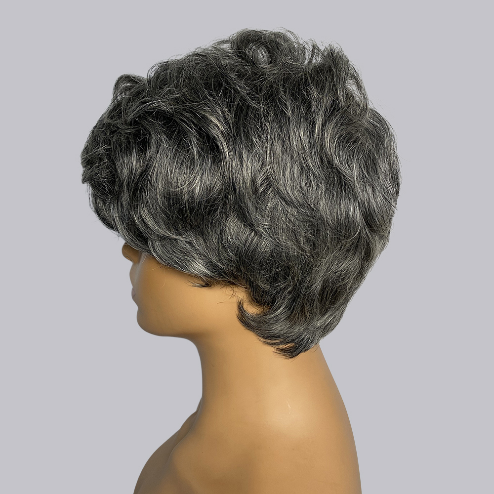 شعر مستعار بشري من بيكسي كات ب - مراجعة Short Pixie Cut Wig Human Hair Cheap وسعره