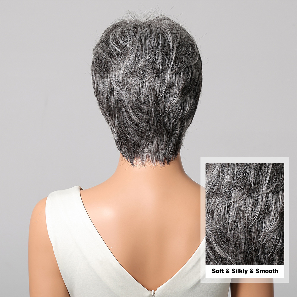 قصيرة عابث قطع شعر مستعار بشري - مراجعة Short Pixie Cut Wig Human Hair Cheap وسعره