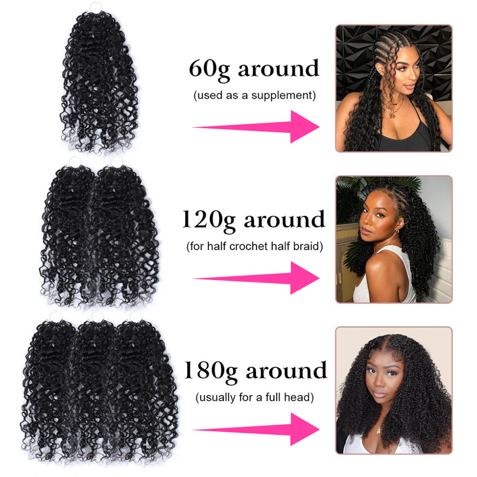 شعر طبيعي مموج عميق بتقنية الك - مراجعة Hair Bundles وسعره