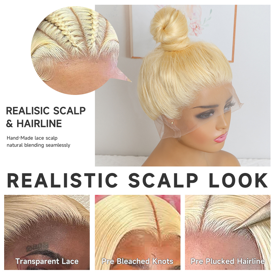 باروكة شعر طبيعي مستقيم 100% ب - مراجعة Human Hair Wigs وسعره